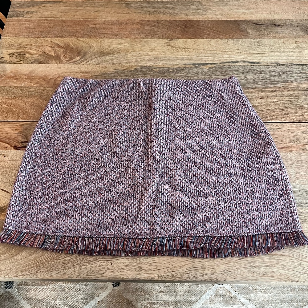 Zara Pink Twill Mini Skirt